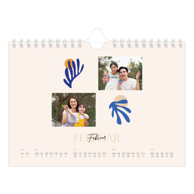 Fotokalender A5 — Verspielte Korallen [Februar]