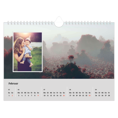 Fotokalender A4 — Vier Jahreszeiten [Februar]