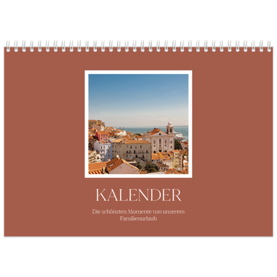 Fotokalender A4 doppelt (30 x 40 cm) — Klassische Farben [deckblatt]