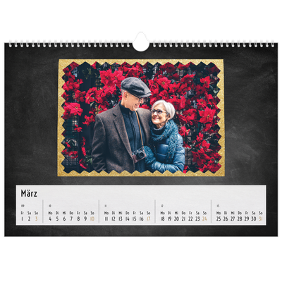 Fotokalender A3 — Glitzernder Rahmen [Marsch]