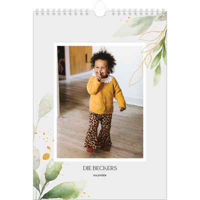 Fotokalender A4 (20 x 30 cm) — Floraler Akzent [deckblatt]