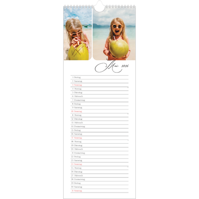 Küchenkalender  — Schrift und Schnappschüsse [deckblatt]