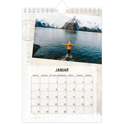 Fotokalender A5 — Parts unknown [Januar]