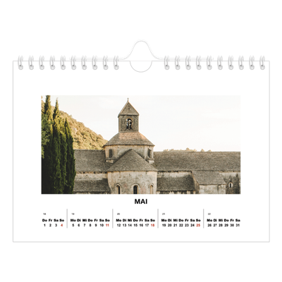 Fotokalender A5 — Schlichtes Foto [deckblatt]