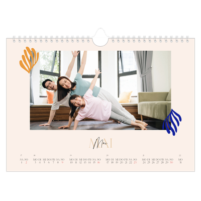 Fotokalender A4 — Verspielte Korallen [Mai]