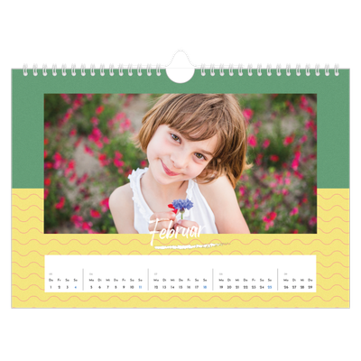 Fotokalender A4 — Farben und Muster [Februar]