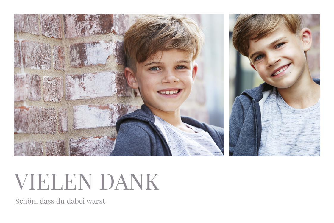 Dankeskarten — Duo