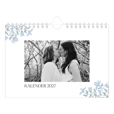 Fotokalender A5 — Elegante Blumen [deckblatt]