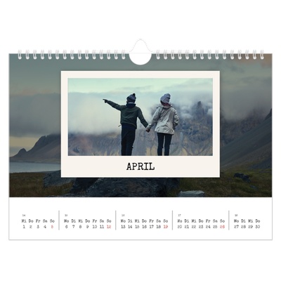 Fotokalender A4 — Die Porträtaufnahme [April]