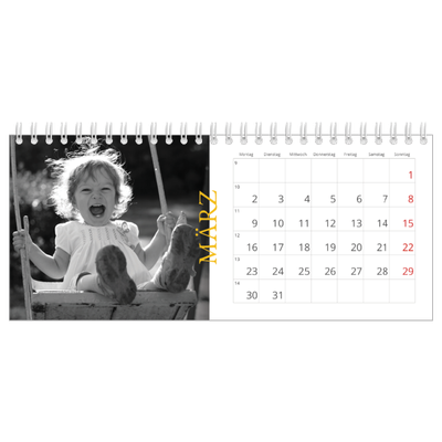 Tischkalender — Historischer Stil [Marsch]