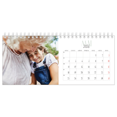 Tischkalender — Een bedankje [deckblatt]