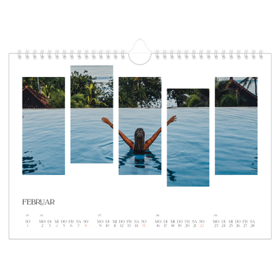 Fotokalender A4 — Reisemosaike [Februar]