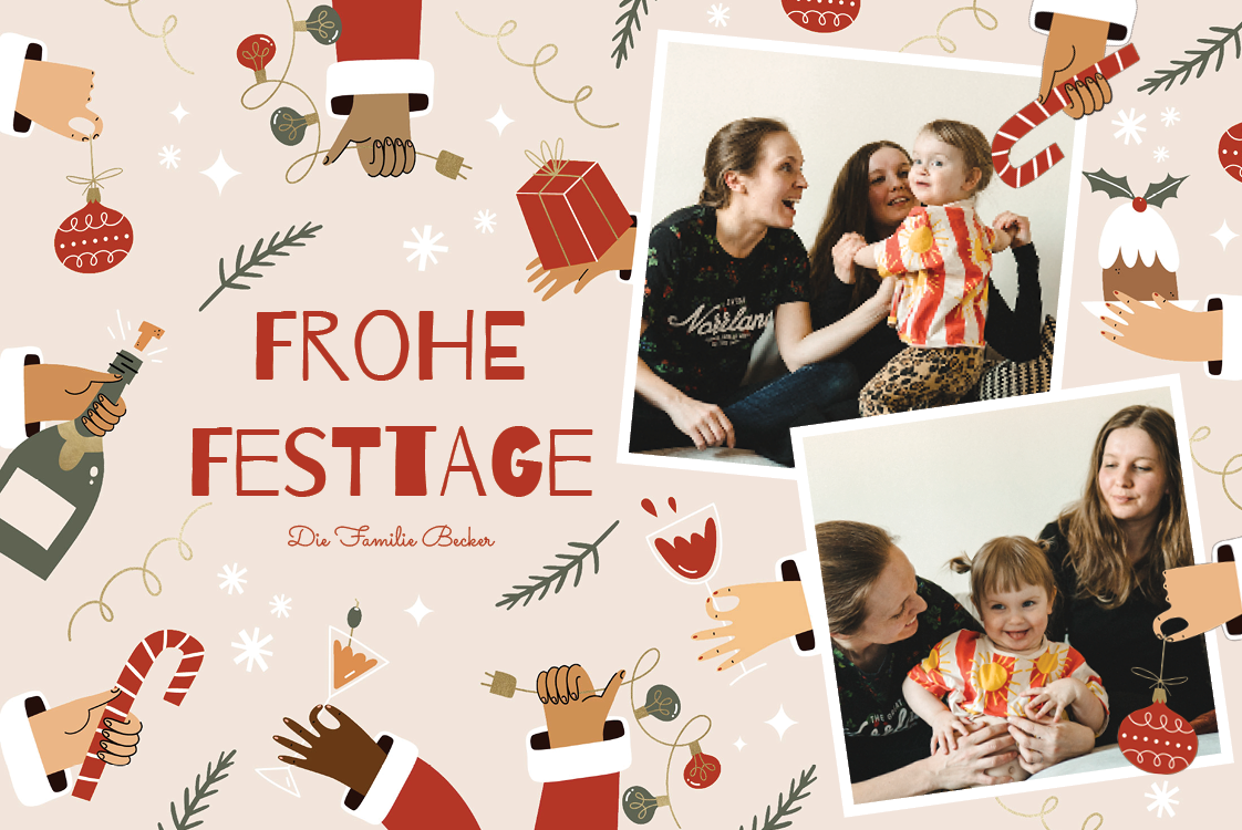 Fotokarten — Weihnachtsparty