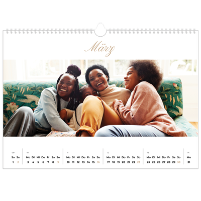 Fotokalender A3 — Eleganter Kalender [Marsch]
