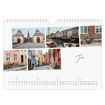Fotokalender A4 — Städtereise