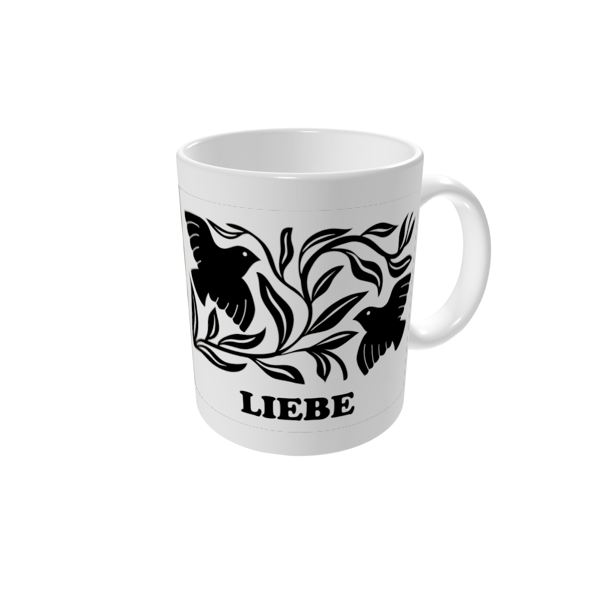 Tasse bedrucken — Turteltauben