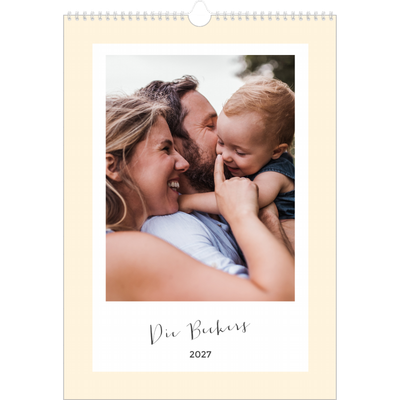 A3 Familienplaner — Moderner Planer - 4-köpfige Familie [deckblatt]