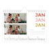 Fotokalender A5 — Bunte Schrift [Januar]