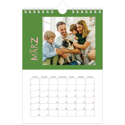 Fotokalender A5 — Farbenfroh wie du [Marsch]