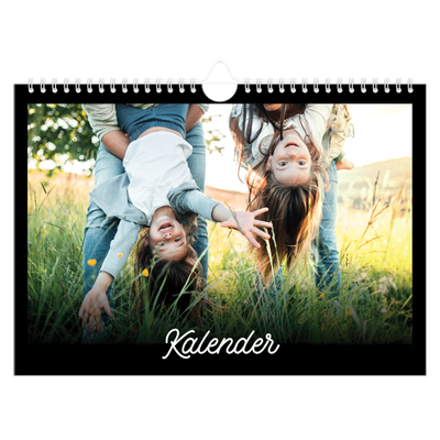 Fotokalender A4 — Schwarzes [deckblatt]