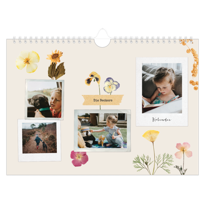 Fotokalender A4 — Vintage Scrapbook [deckblatt]