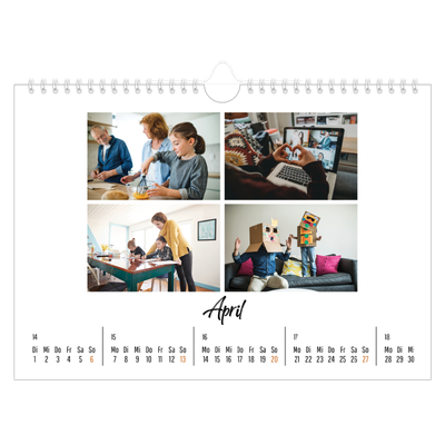 Fotokalender A4 — Das bin ich [April]