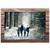 Fotokalender A4 doppelt (30 x 40 cm) — Holzhintergründe [deckblatt]