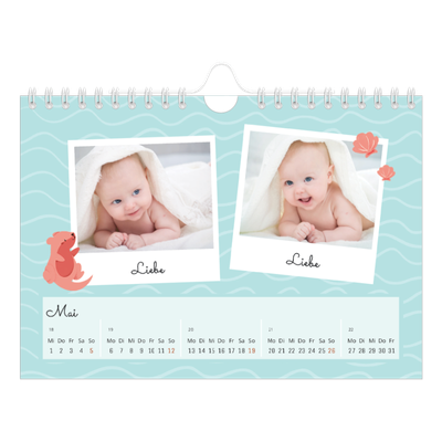 Fotokalender A5 — Süße Tiere [Mai]