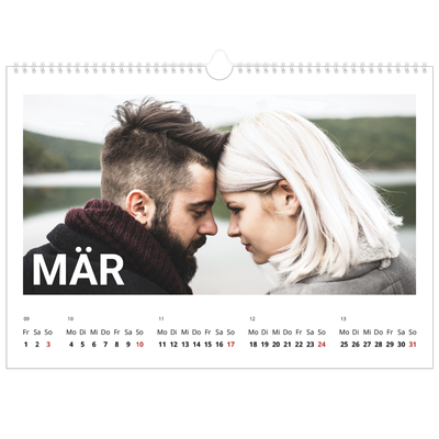 Fotokalender A3 — Großer Monat [Marsch]