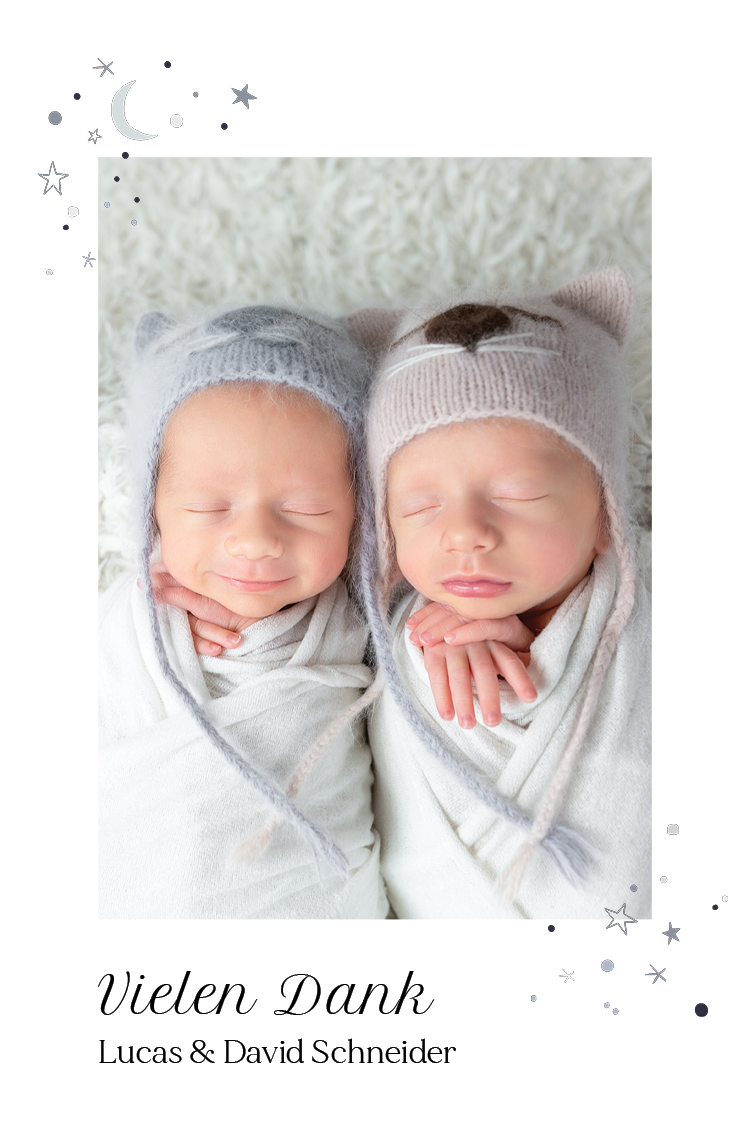 Dankeskarten — Sternenzauber