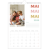 Fotokalender A4 (20 x 30 cm) — Bunte Schrift [deckblatt]
