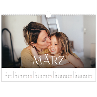 Fotokalender A3 — Zwölf große Monate [Marsch]