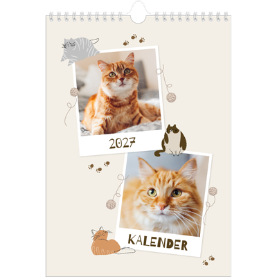 Fotokalender A4 (20 x 30 cm) — Verspieltes Kätzchen [deckblatt]