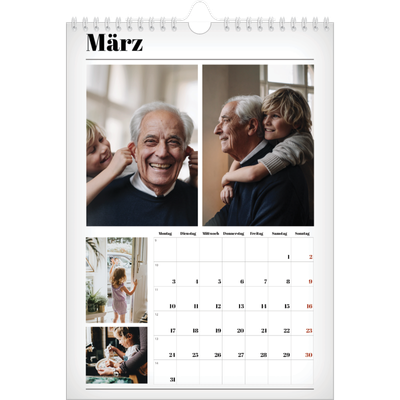 Fotokalender A4 (20 x 30 cm) — Zeitschriften-Stil [Marsch]