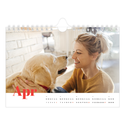 Fotokalender A5 — Kräftige Farben [April]