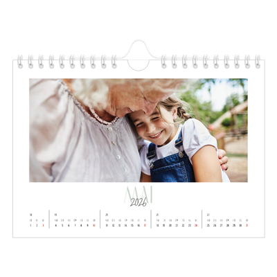 Fotokalender A5 — Een bedankje [deckblatt]