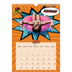 Fotokalender A4 (20 x 30 cm) — Comic-Buch [Februar]