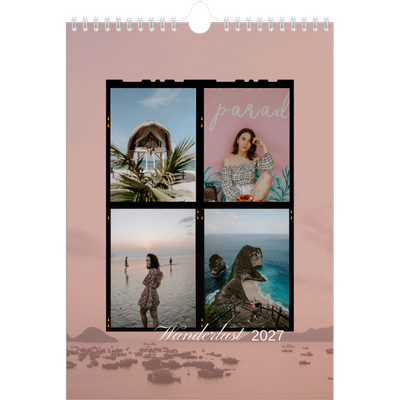 Fotokalender A4 (20 x 30 cm) — Wanderlust [deckblatt]