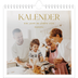 Jahreskalender Quadratisch — Großer goldener Text [deckblatt]
