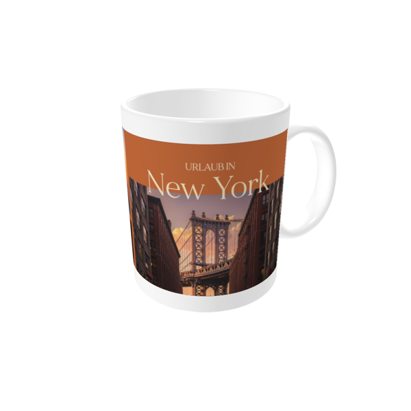 Tasse bedrucken — Mein Reisebericht - NY