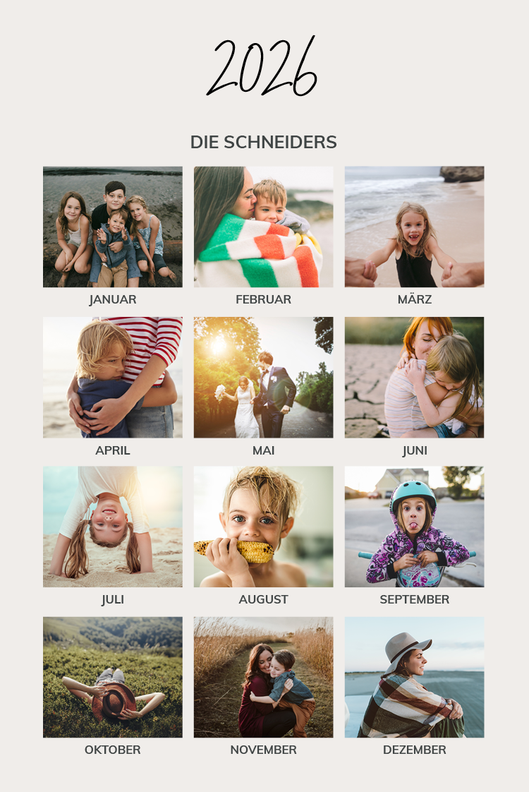 Fotokarten — Große Foto Quadrate