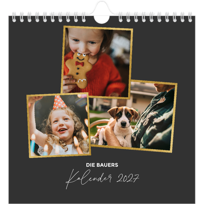 Jahreskalender Quadratisch — Mosaik aus Erinnerungen [deckblatt]