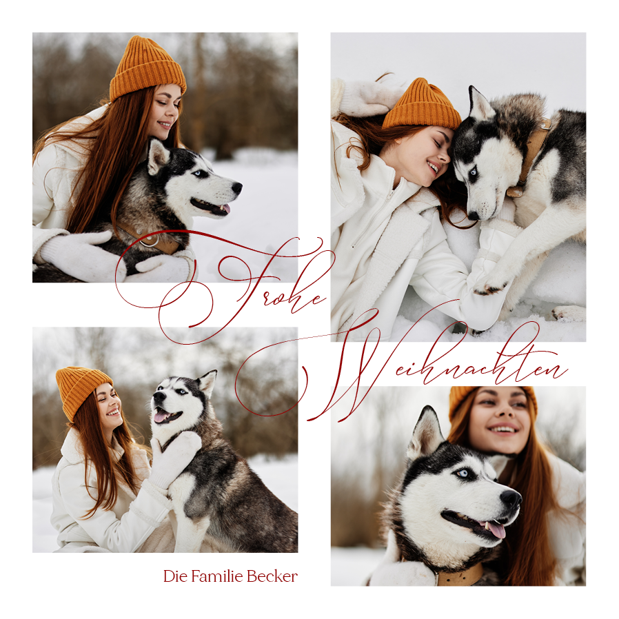 Fotokarten — Verschneite Grüße