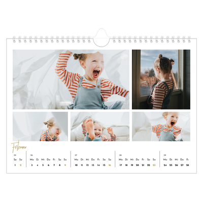 Fotokalender A4 — Handgeschrieben [Februar]