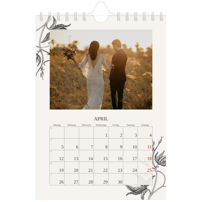 Fotokalender A5 — Tinte und Efeu [April]