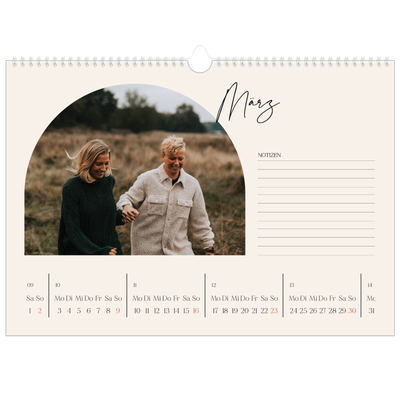 Fotokalender A3 — Erinnerungsbogen [Marsch]