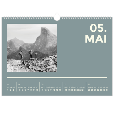 Fotokalender A3 — Modern und kräftig [deckblatt]