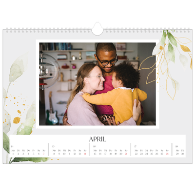 Fotokalender A3 — Floraler Akzent [April]