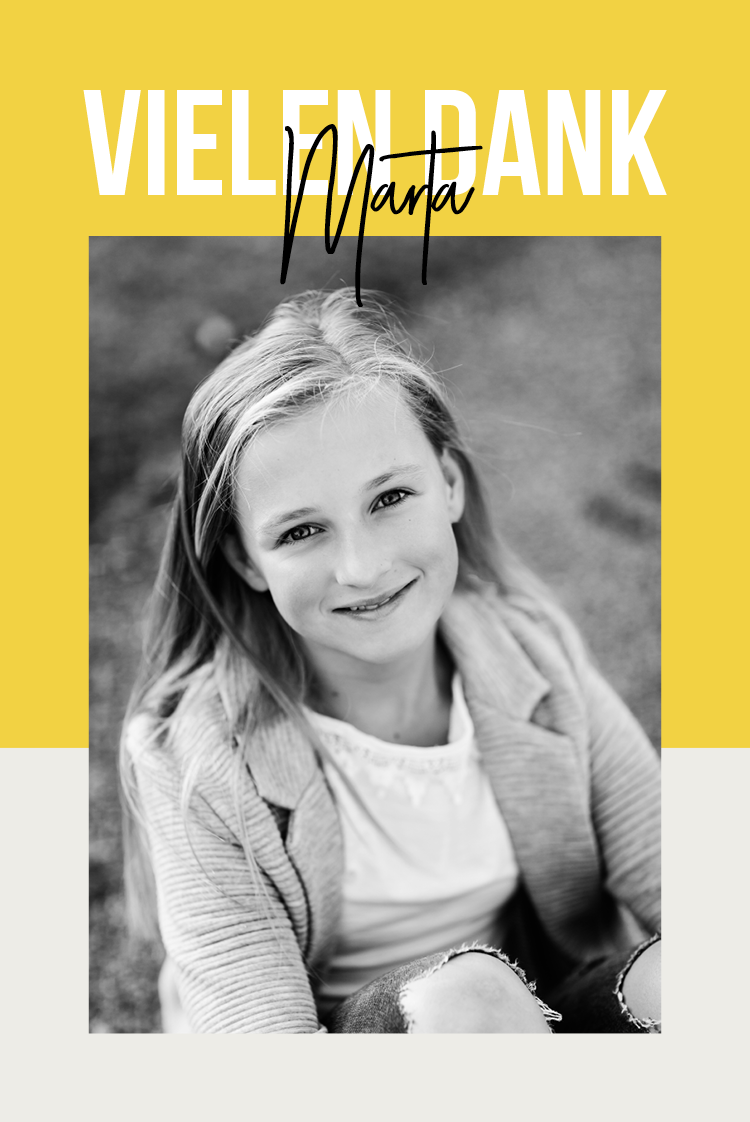 Dankeskarten — Heitere Konfirmation