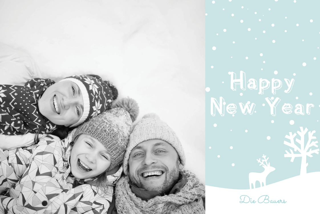 Fotokarten — Schneegestöber